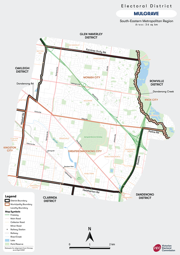 Map of Mulgrave District