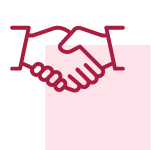 Illustration of a handshake