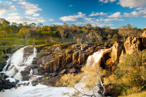 Rocky Nigretta Falls in Hamilton, Southern Grampians.