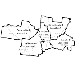 Map of council