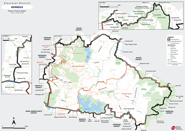 Map of Monbulk District