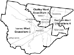 Wyndham City Council map