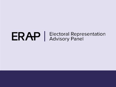 Logo for the electoral representation advisory panel